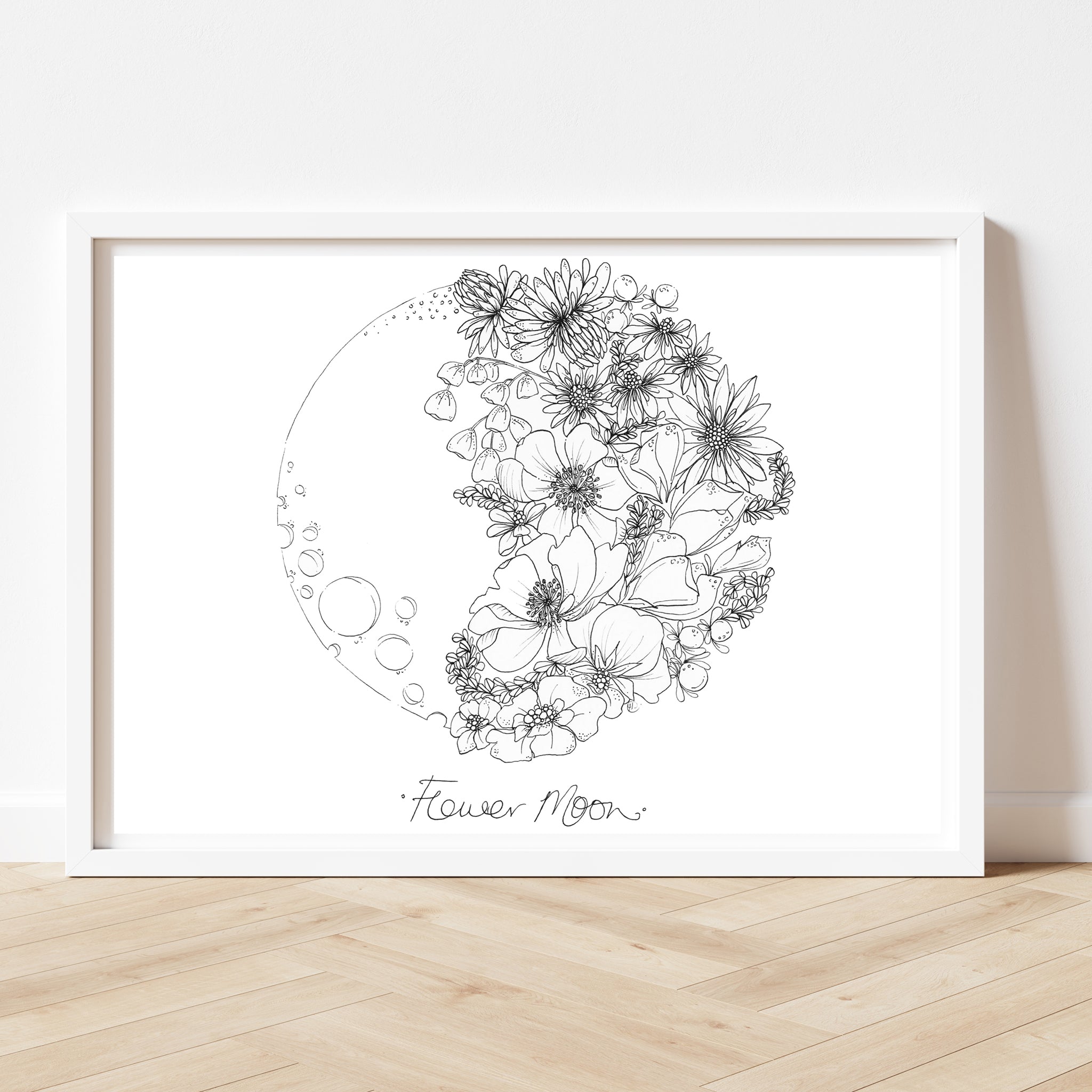 Flower Moon print