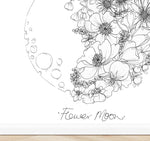 Load image into Gallery viewer, Flower Moon print
