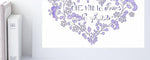 Load image into Gallery viewer, &#39;She who is brave is free&#39; Heart Print Purple
