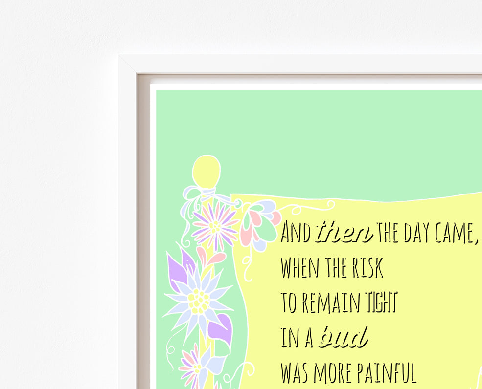 "And then the day came" Print