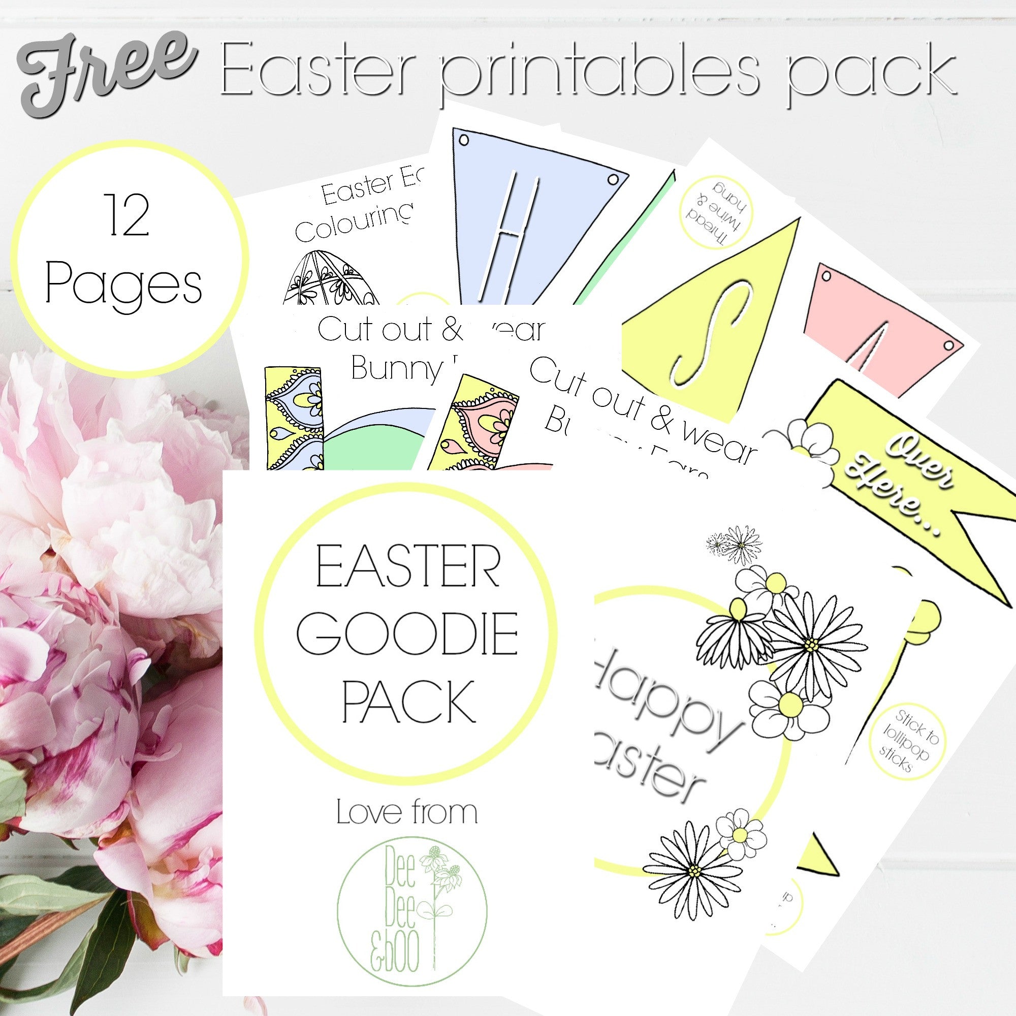 Free Easter Printables pack