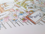 Load image into Gallery viewer, Personalised Family Garden Heart Print
