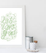 Load image into Gallery viewer, Let Love Grow Print - Sage
