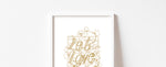 Load image into Gallery viewer, Let Love Grow Print - Tan on white
