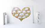 Load image into Gallery viewer, Personalised Family Doodle Heart Print
