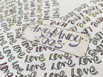 Load image into Gallery viewer, Love Love Love Love Love... personalised heart
